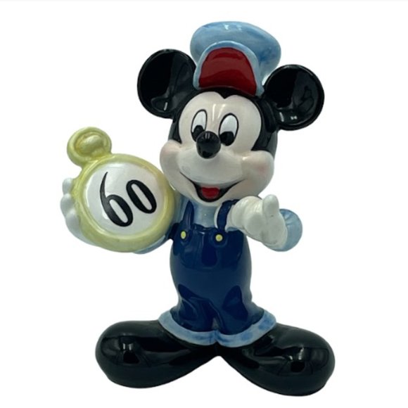 Mickey Mouse 60th Birthday Celebration Disney Schmid Vintage Figurine Art Décor - Picture 5 of 11